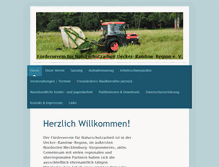 Tablet Screenshot of naturschutz-uer.de
